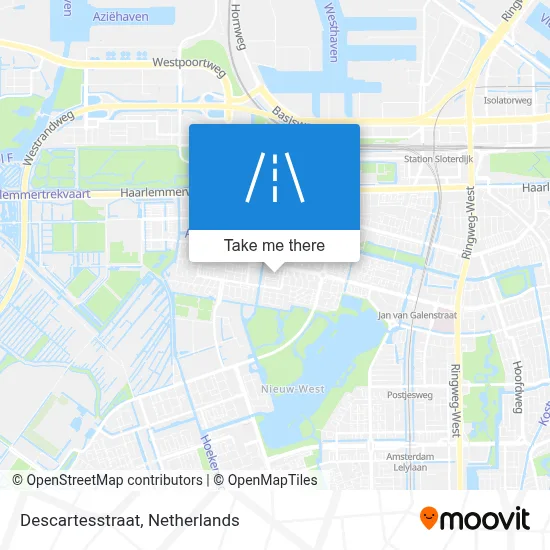 Descartesstraat map