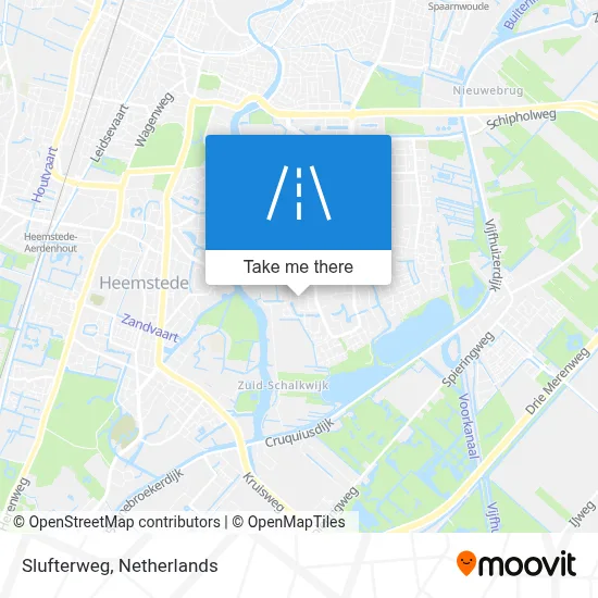 Slufterweg map
