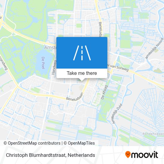 Christoph Blumhardtstraat map