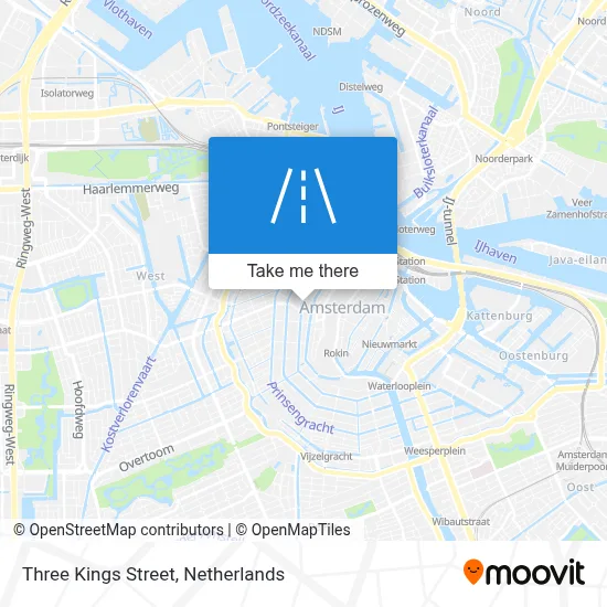 Driekoningenstraat map