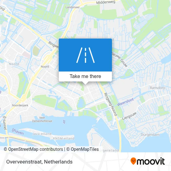 Overveenstraat map
