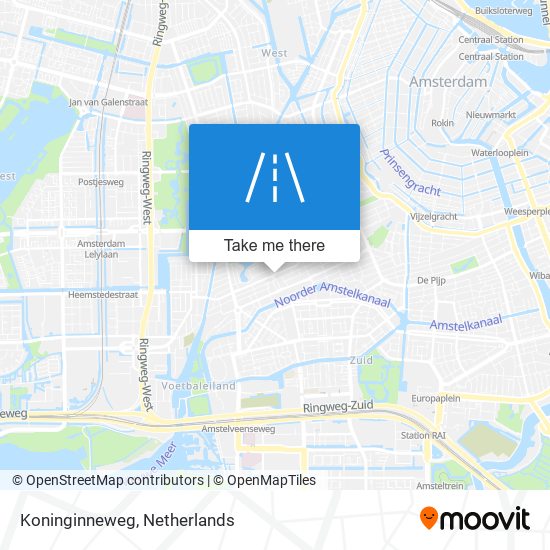 Koninginneweg map