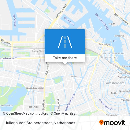 Juliana Van Stolbergstraat map