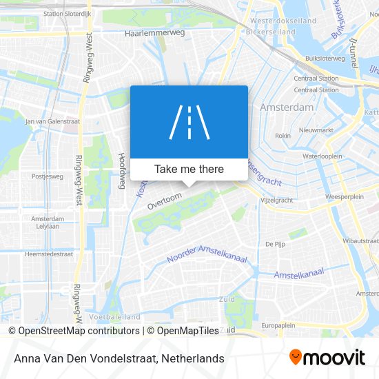 Anna Van Den Vondelstraat map