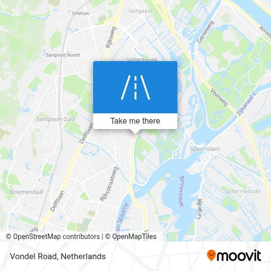 Vondelweg map