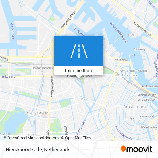 Nieuwpoortkade map