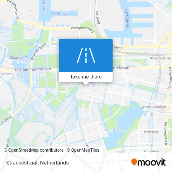 Strackéstraat map