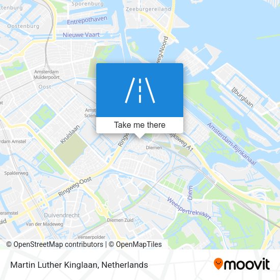 Martin Luther Kinglaan map
