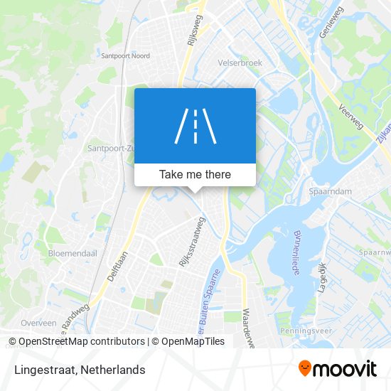 Lingestraat map