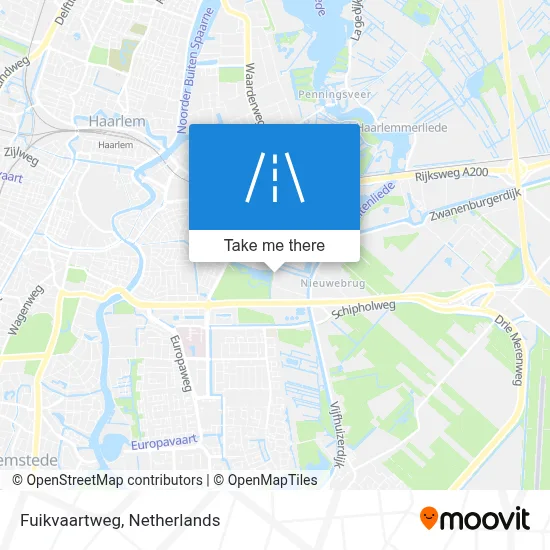 Fuikvaartweg map