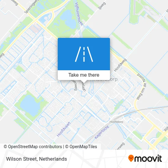 Wilsonstraat map