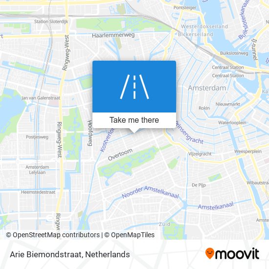 Arie Biemondstraat map