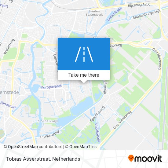 Tobias Asserstraat Karte