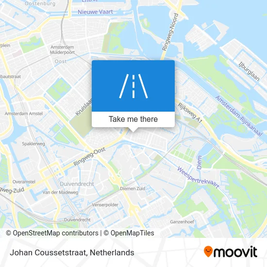Johan Coussetstraat map