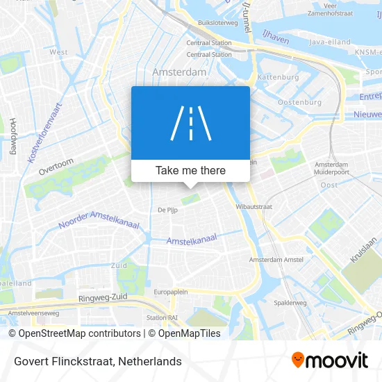 Govert Flinckstraat map