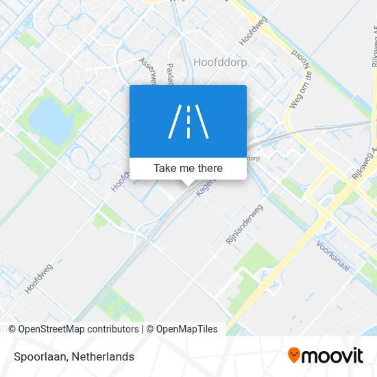 Spoorlaan map