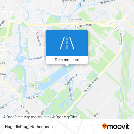 Hagedisbrug map