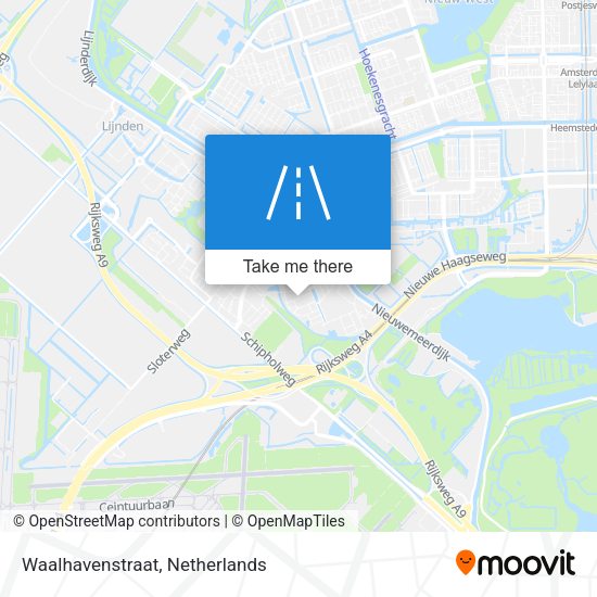 Waalhavenstraat map