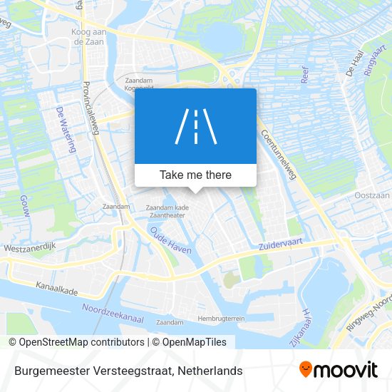 Burgemeester Versteegstraat map