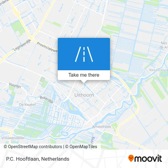 P.C. Hooftlaan map