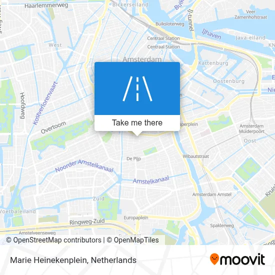 Marie Heinekenplein Karte