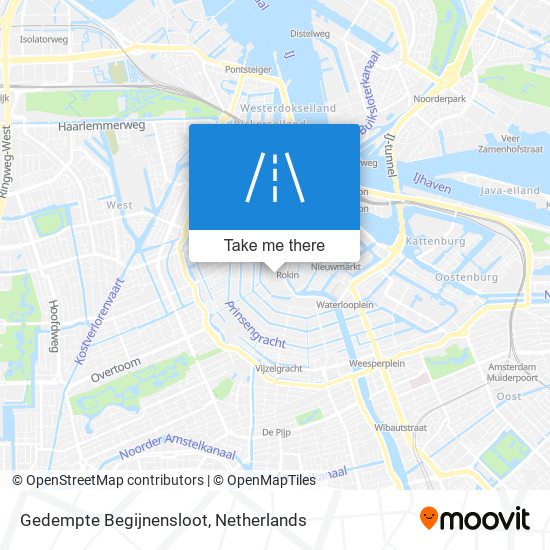 Gedempte Begijnensloot map