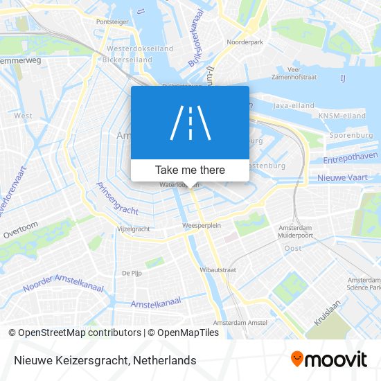 Nieuwe Keizersgracht Karte