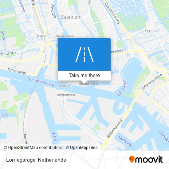 Lorriegarage map