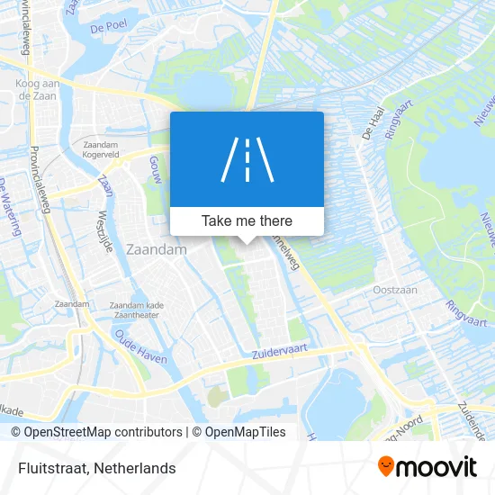 Fluitstraat map