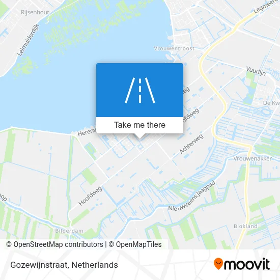 Gozewijnstraat map