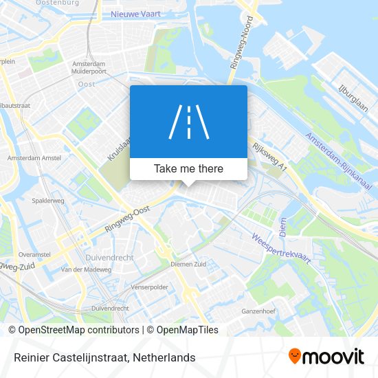 Reinier Castelijnstraat map