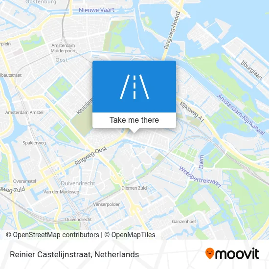Reinier Castelijnstraat map