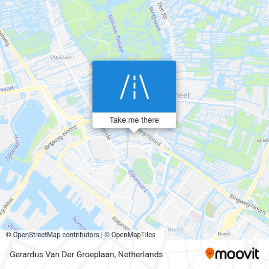 Gerardus Van Der Groeplaan map
