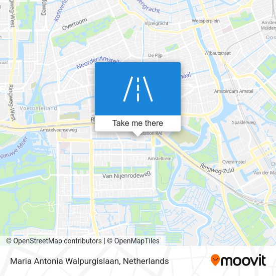 Maria Antonia Walpurgislaan map