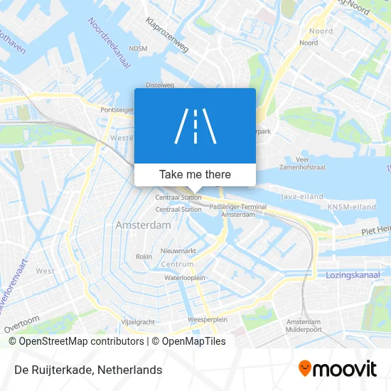 De Ruijterkade map