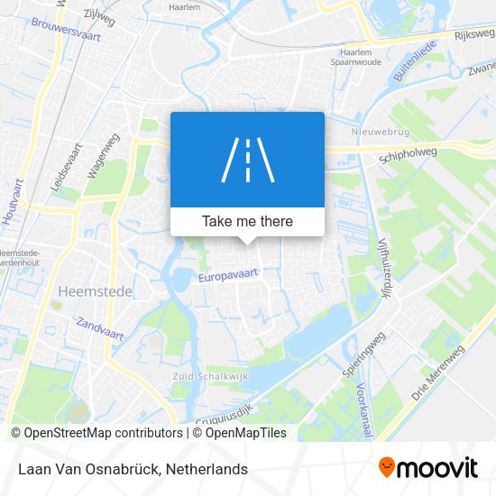 Laan Van Osnabrück map