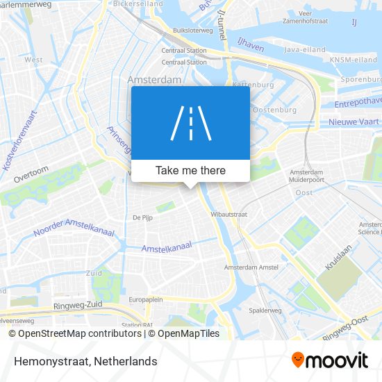 Hemonystraat map