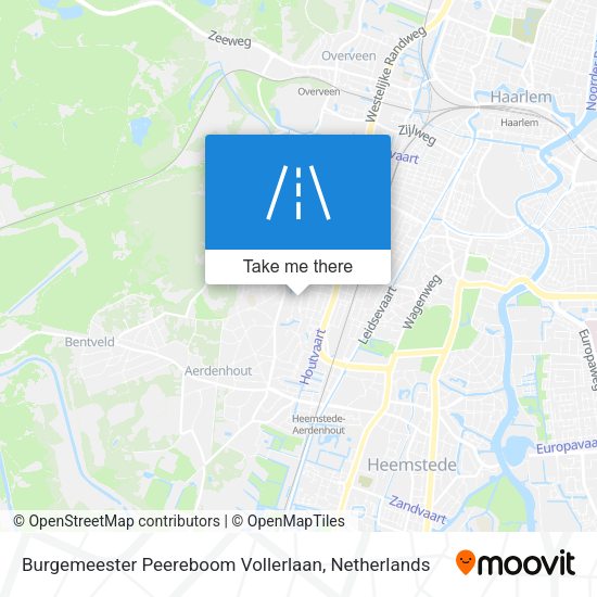 Burgemeester Peereboom Vollerlaan map