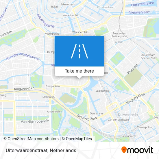 Uiterwaardenstraat map