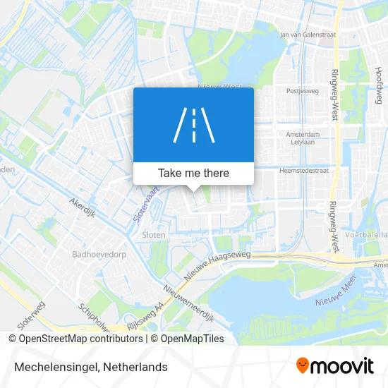 Mechelensingel map