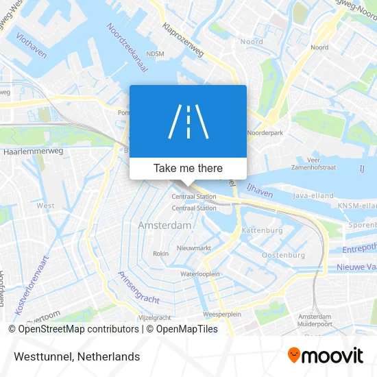 Westtunnel map