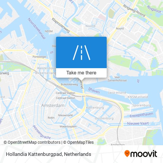 Hollandia Kattenburgpad map