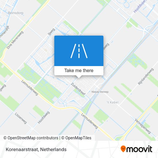 Korenaarstraat map