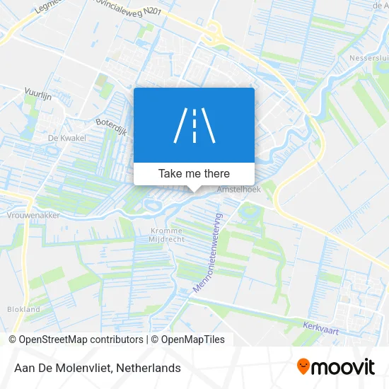 Aan De Molenvliet Karte