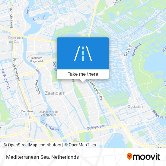 Middellandse Zee map