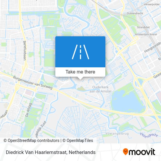 Diedrick Van Haarlemstraat map