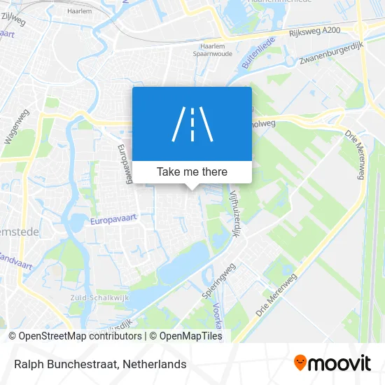 Ralph Bunchestraat map