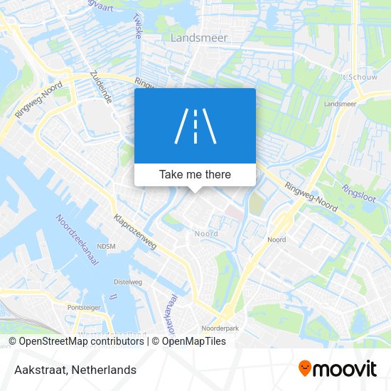 Aakstraat map