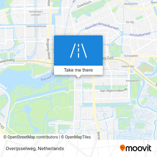 Overijsselweg map