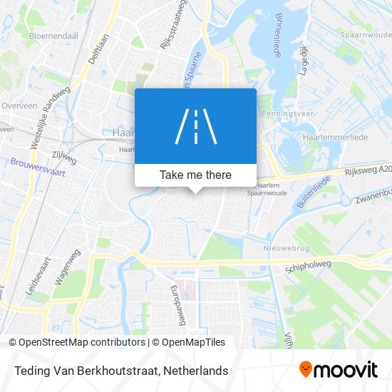 Teding Van Berkhoutstraat Karte